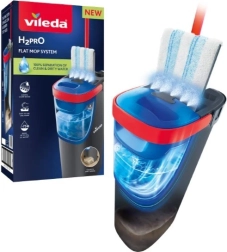 Plokščias H2Pro šluostymo šluotas su švaraus ir nešvaraus vandens atskyrimu