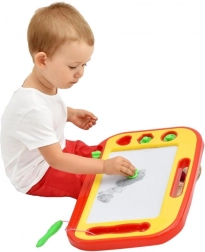 Magnetinė piešimo lenta su magnetiniu pieštuku ir antspaudais