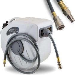 Automatinis pneumatinis 15 m žarnos ritinys su 1/4" greitąja jungtimi kompresoriui