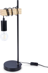 Juoda stalinė lempa 51 cm