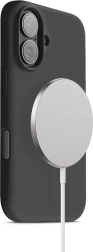 Silikoninis magnetinis dėklas Color Cover, skirtas iPhone 17 su MagSafe – juodas
