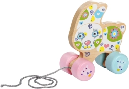 Traukiamas medinis triušis Cubika