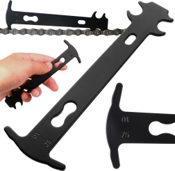 Dviračio grandinės nusidėvėjimo matuoklis