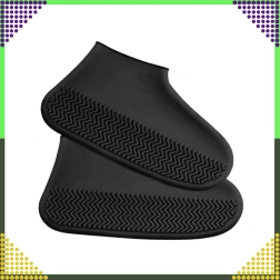 Vandeniui atsparūs silikoniniai batų užvalkalai su neslystančiu padu, dydis S