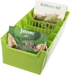 Žalias virtuvės prieskonių laikiklis 30 × 13 × 8 cm