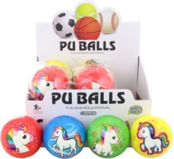 Minkštas kamuoliukas su vienaragiu 10 cm