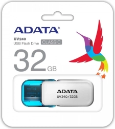 USB atmintinė ADATA UV240 32 GB USB 2.0 balta