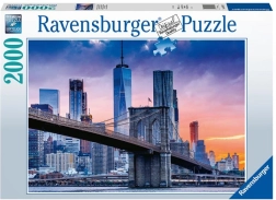 2D dėlionė 2000 detalių panorama „New York“ Ravensburger
