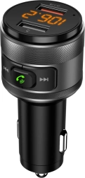 FM siųstuvas su „Bluetooth“, USB ir LED ekranu