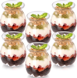 Jogurto ir desertų indeliai 160 ml, 6 vnt. rinkinys