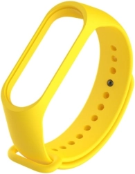 Silikoninis dirželis XIAOMI Mi Band 3/4 – geltonas