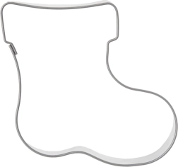 Orion stainless steel Christmas stocking cookie cutter 6 cm