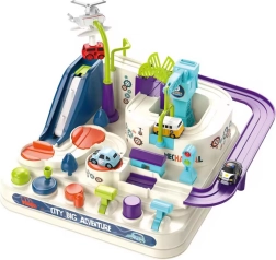 Woopie interaktyvus automobilių kliūčių trasos rinkinys Miesto transporto priemonės