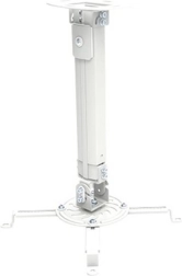 Ceiling arm for projector 38–58 cm, 13.5 kg, silver