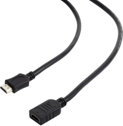 HDMI A–A M/F v2.0 high speed 0,5 m ilginamasis kabelis
