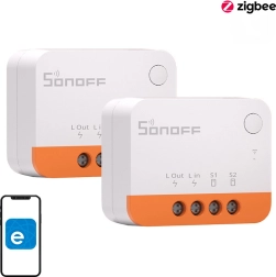 Sonoff zbmini l2 išmanus mini jungiklis Zigbee – rinkinys 2 vnt.