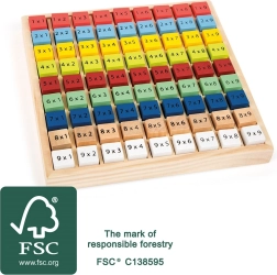 Small foot medinė mokomoji daugybos lentelė