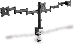Universal Triple Monitor Stand with Desk Mount