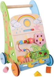 Medinė aktyvi vaikštynė sodui BIGJIGS BABY