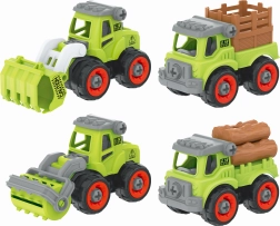 Varžtais sujungiami žemės ūkio automobiliai, 4 vnt.