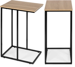 Mobile Side Table for Laptop with Metal Frame ModernHome
