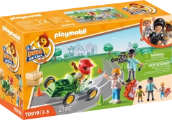 Playmobil Duck On Call Rescue Action Aid the Racer