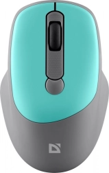 Wireless mouse silent click Defender Feam MM-296 RF 1600 DPI – Mint