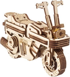 Ugears medinė mechaninė dėlionė – sulankstomas paspirtukas