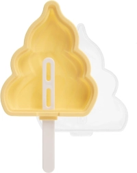 Silicone popsicle mold with lid