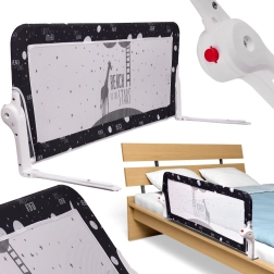 Juoda apsauginė lovos tvorelė 120 cm