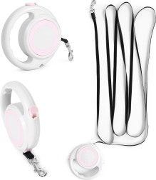 Automatinis savaime susivyniojantis pavadėlis šunims ir katėms 4,2 m su stabdžiu PETSI