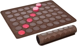 Silicone macaron mat 39.5 × 29.5 cm