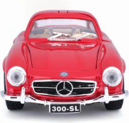 Metalinis modelis BBURAGO 1:24 MERCEDES‑BENZ 300 SL raudonas