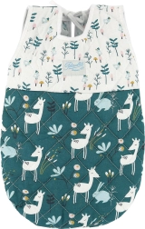 Miegmaišis lėlei 36–40 cm PETITCOLLIN, žaliai baltas