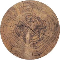 Apvali kamštinė stalo padėkliukas WOODEN 38 cm