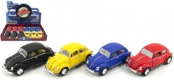 Metalinis modelis KINSMART VOLKSWAGEN Beetle su atgaliniu užvedimu 13 cm