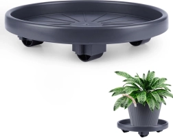 Plant pot stand on wheels 30 cm