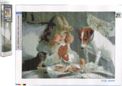 Deimantinė mozaika „Laukimas“ 30 × 40 cm