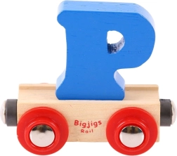 Bigjigs Rail vagonėlis su raide P