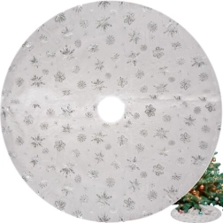 Ruhhy plush mat (rug) under the Christmas tree 90 cm