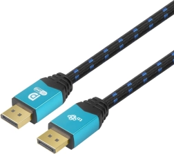 DisplayPort kabelis 8K UHD su mėlynais jungtukais, 2 m