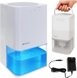 RUHHY oro sausintuvas su LED apšvietimu ir laikmačiu, baltas