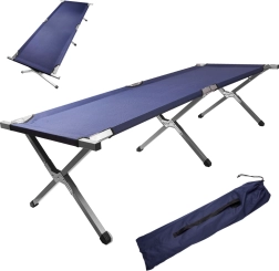 Sulankstoma kempingo lauko lova XXL – Dangus