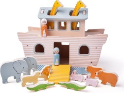 Medinis žaislas „Nojaus arka“ nuo Bigjigs Toys