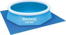 Bestway baseino pagrindo paklotas 274 × 274 cm apsauginė plėvelė