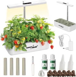 Smart Hydroponic Planter GREENBLUE GB133 for Growing Herbs and Vegetables at Home