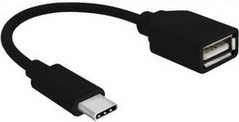 USB-C (vyriškas) į USB-A (moteriškas) USB 2.0 adapteris