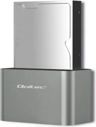 Qoltec dokavimo stotelė HDD/SSD 2.5"/3.5" SATA su USB 3.0