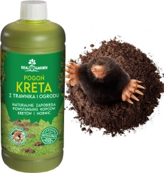 Ekologiškas kurmių, pelėnų ir graužikų atbaidiklis Bariera 1 l