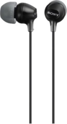 Ausinės į ausis su mikrofonu SONY MDR-EX15AP juodos
